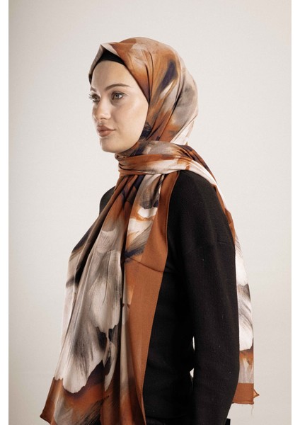 Desenli Pamuk İpek Şal Desen-3 fırsatları