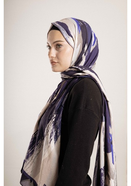 Desenli Pamuk İpek Şal Desen-4