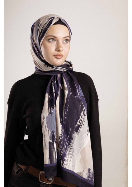 Desenli Pamuk İpek Şal Desen-4 modelleri