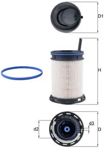 KX494D Yakit Filtresi 4M0127177E 4M0127401D 4M0127401G