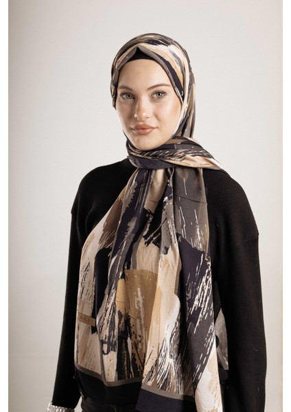 Desenli Pamuk İpek Şal Desen-4