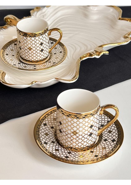 Türk Kahve Fincanı Alvin 2 Kişilik 4 Parça