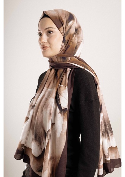 Desenli Pamuk Ipek Şal Desen-3 fırsatları