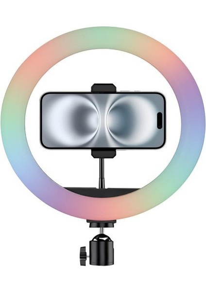 12 Inç LED Işıklı Telefon Tutuculu Selfie Makyaj Işığı Mj-33 fiyatları