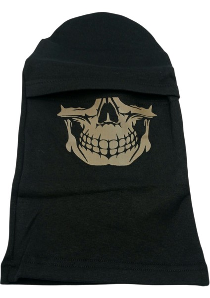 Tactical Skull Baskı Balaklava Maske | Kışlık Motosiklet Outdoor Kar Scooter Bisiklet Kayak Kask fırsatları