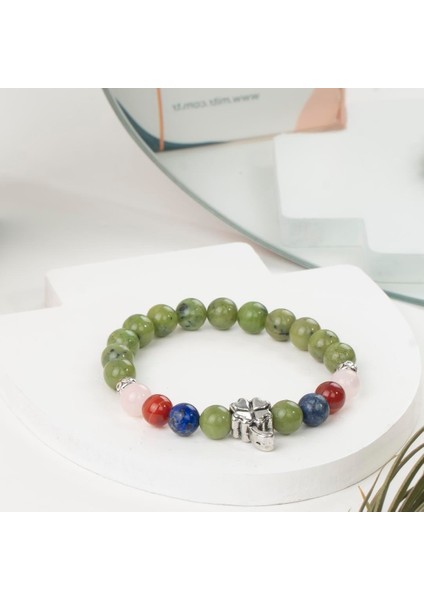 Boğa Burcu Doğal Taş Bileklik