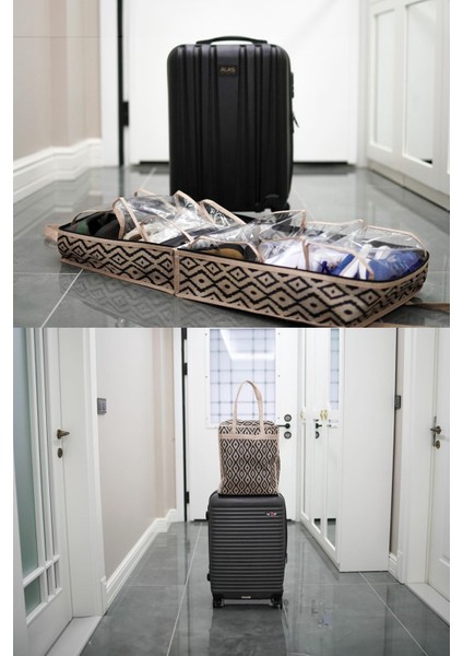 Seyahat Tipi Valiz Bavul Üstü Ayakkabı Çantası 6 Bölmeli Ayakkabı Düzenleyici Hurç fiyatları