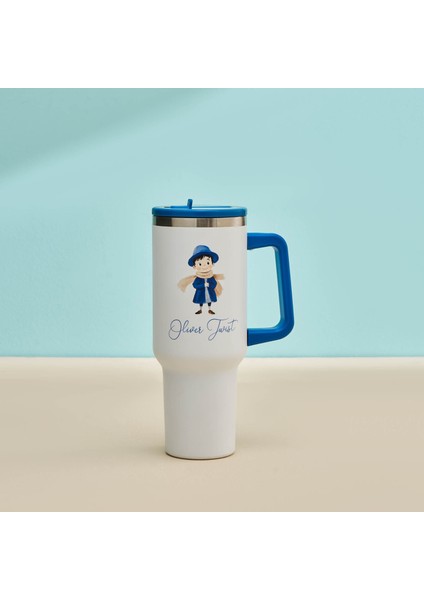 Star Hero Twist Çelik Sızdırmaz Termos Mavi 1150 ml
