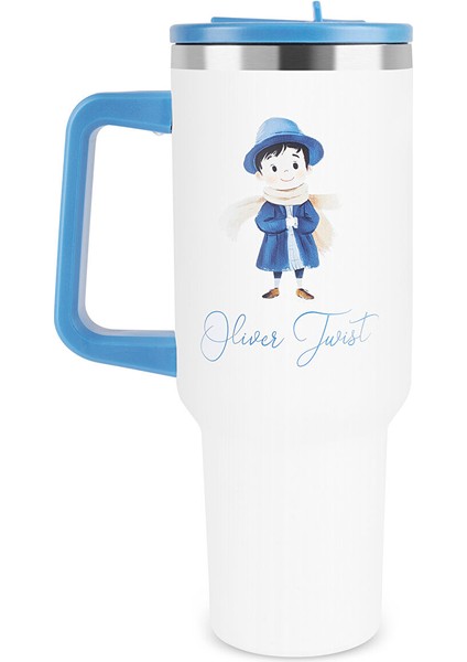 Star Hero Twist Çelik Sızdırmaz Termos Mavi 1150 ml
