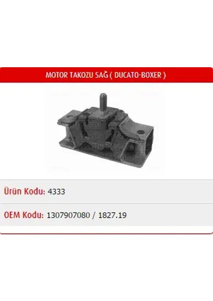 M4333 Motor Takozu (Sag) 1307907080 182719