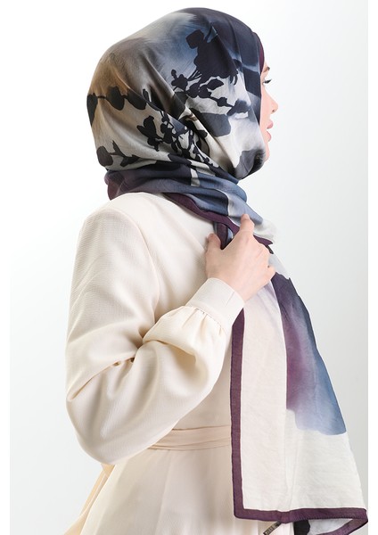 Karaca Doğal Elyaf Şal 82005-03 Mürdüm Krem fırsatları