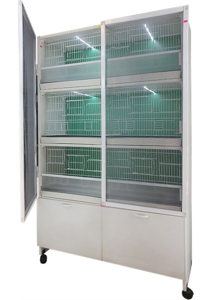 - Model M06D PVC KUŞ DOLABI - PVC KAFES - SALMA KAFES (MONTAJLI KURULU GÖNDERİM)