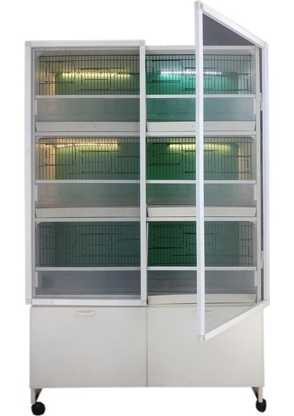 - Model M06D PVC KUŞ DOLABI - PVC KAFES - SALMA KAFES (MONTAJLI KURULU GÖNDERİM) fiyatları