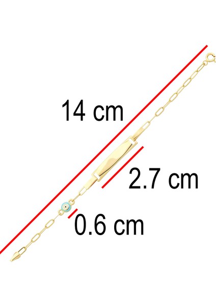 Mavi Göz Mineli Çocuk Künye Bileklik indirimleri
