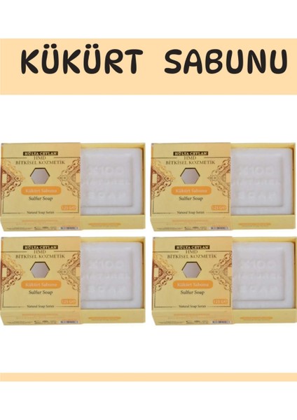 Kükürt Sabunu 4 Ad X 125 Doğal Sabun