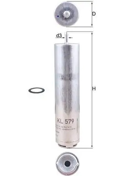 KL579D Yakit Filtresi 13327793672 AK10X7