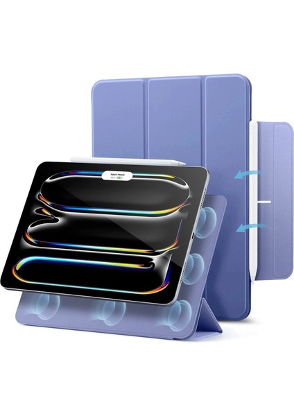Apple iPad Pro 11 M5 2025 Çıkarılabilir Manyetik Kapaklı Rebound Magnetic Kılıf