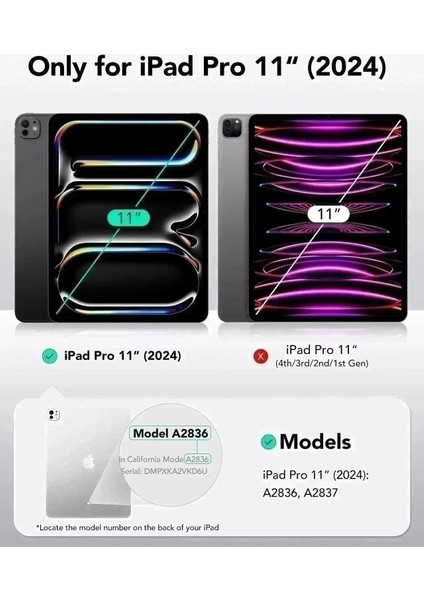 Apple iPad Pro 11 M5 2025 Çıkarılabilir Manyetik Kapaklı Rebound Magnetic Kılıf fiyatları