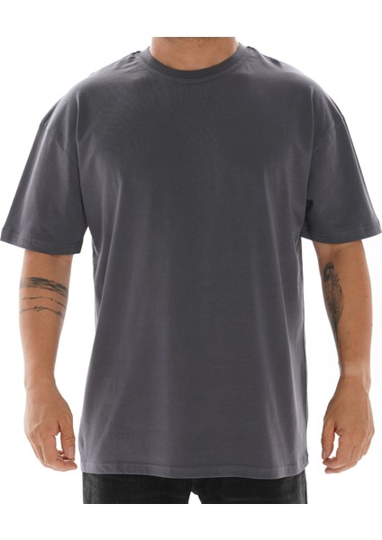 Erkek Oversıze Siyah T-Shırt