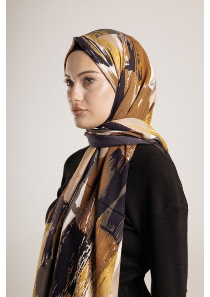 Desenli Pamuk İpek Şal Desen-4