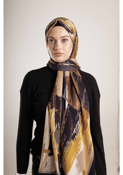 Desenli Pamuk İpek Şal Desen-4 fırsatları