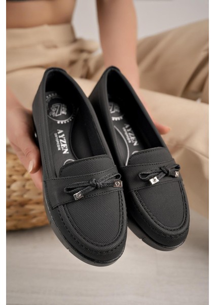 Ayzen 502 Siyah Kot Anatomik Kadın Ayakkabı indirimleri