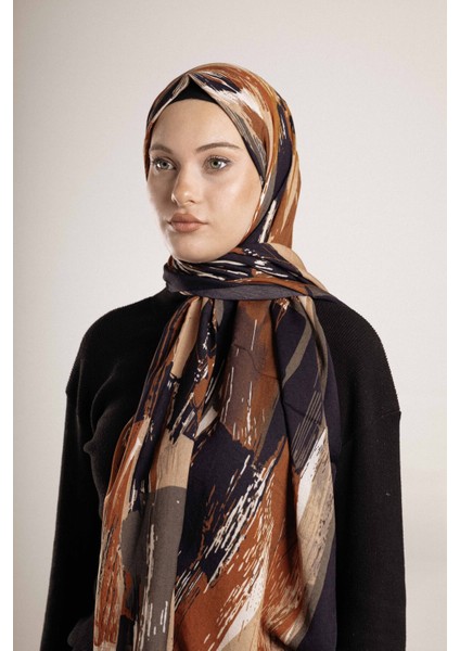 Desenli Pamuk İpek Şal Desen-4