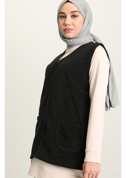 Polar Yelek 0960-01 Siyah