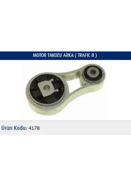 M4178 Motor Takozu (Arka) 8200259836