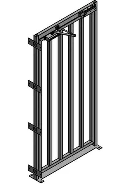 Vıp Gate (1 Metre) Tamamı Boyalı (80 Kg)