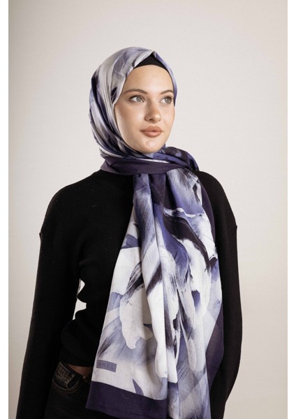 Desenli Pamuk İpek Şal Desen-3 modelleri