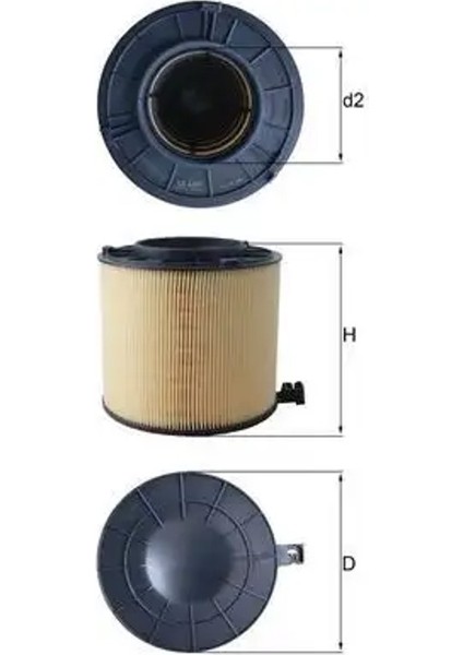 LX4406 Hava Filtresi 8W0133843C