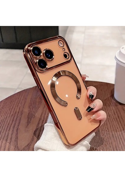 iPhone 17 Pro Kılıf Kamera Lens Korumalı Magsafe Şarj Kilifi Şeffaf Renkli Yumuşak Kapak modelleri