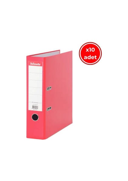 Eseelte Büro Klasörü, 10 Adet, Ekonomik Geniş, Kırmızı
