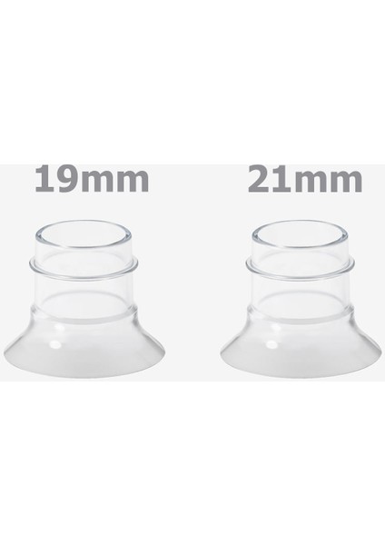 Göğüs Pompası Kalkanı Silikon Flanş Küçültücü 19 - 21 mm 2'li Set