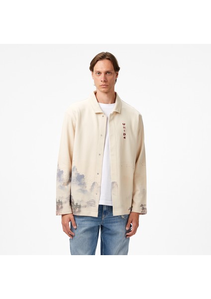 Unıted4 Classic Erkek Krem Gömlek.tas