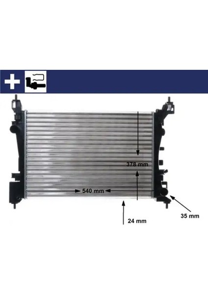 CR1182000S Motor Radyatoru 1300312 1300339 13249566