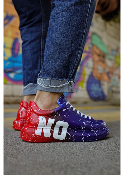 CH254 - Cbt Pittura Erkek Ayakkabı 441 Mavı / Kırmızı Yes fiyatları