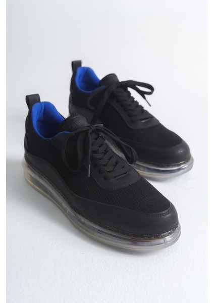 CH181 - Rrt Ipekyol Erkek Ayakkabı Sıyah/sax Mavı