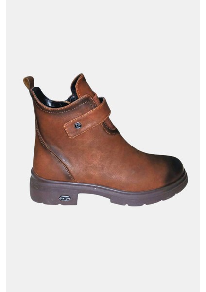 Kahve Nubuk Hakiki Deri Kadın Kısa Fermuarlı Bot fiyatları