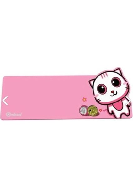 Sevimli Kedi Klavye Mouse Masaüstü Matı