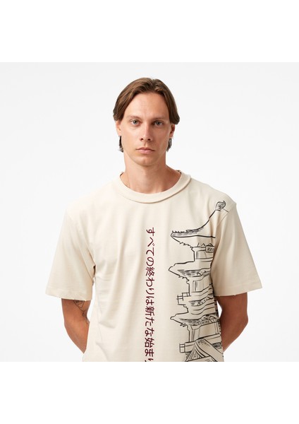 Unıted4 Classic Erkek Krem T-Shirt.tas fırsatları