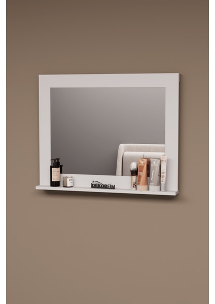 DF06102 Raflı Dekoratif Duvar Aynası Makyaj Aynası modelleri