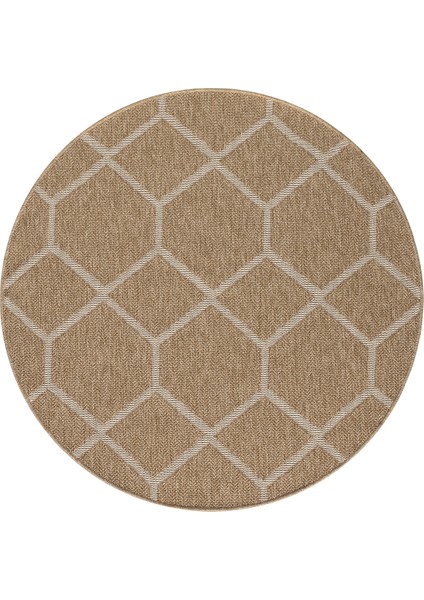 India Beyaz Daire Halı Salon Oturma Odası Çocuk Odası Yatak Odası Halısı 669