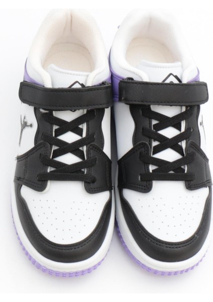 Haykat 31-36 Siyah Mor Çocuk Spor Ayakkabı