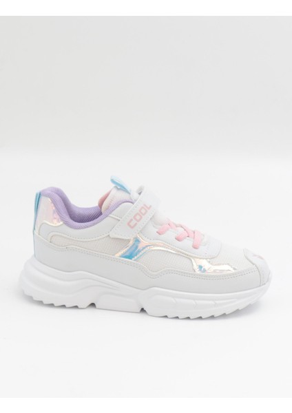 Zoom 31-36 Beyaz Çocuk Spor Ayakkabı