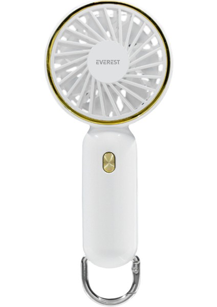 EFN11 Beyaz 900MAH 3 Kademeli Anahtarlıktaşınabilir USB Fan