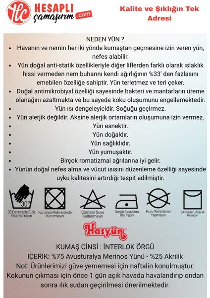 Erkek Ter Emici Kaşındırmaz %75 Yün Içlik Uzun Kol Alt Üst Takım modelleri