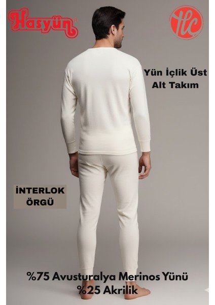 Erkek Ter Emici Kaşındırmaz %75 Yün Içlik Uzun Kol Alt Üst Takım indirimleri