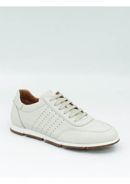 241338 Bej Bağcıklı Günlük Erkek Ayakkabı